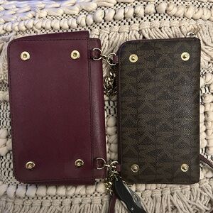 MICHAEL KORS TRINA CROSSBODY CLUTCH WITH DETACHABLE WALLET